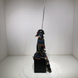 【O-029】Dark Navy Blue Thread Laced Gold Kara Two-Piece Cuirass Armor：濃紺糸威金唐二枚胴具足