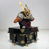 【O-006-K】Gold small plate laced scarlet two-piece cuirass armor (helmet only)：金小札緋威二枚胴（兜のみ）