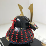 【O-048-K】Red Thread Laced Iyo-sugake Two-piece Dou Armor (Helmet Only)：赤糸威伊予素懸二枚胴具足（兜のみ）