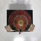 【O-038-K】Red thread laced large-sleeved red two-piece cuirass armor (helmet only)：赤糸威大袖赤二枚胴具足（兜のみ）