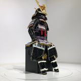 [C-009] Fuji-white thread-dyed black Iyo-fuda (child's armor)