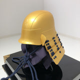 [Y-045-K] Tokugawa Ieyasu gold-plated head shape (small) (helmet only)