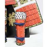 【O-038】Red Thread Laced Large Sleeved Red Two-Piece Cuirass Armor：赤糸威大袖赤二枚胴具足
