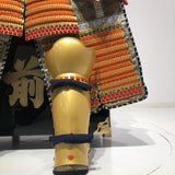 【O-006】Gold Small Plate Scarlet Laced Two-Piece Cuirass Armor：金小札緋威二枚胴具足