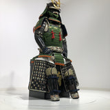 【O-019】Ancient Mugwort Thread Laced Small Plate Two-Piece Cuirass Armor：古代蓬糸威小札二枚胴具足