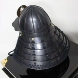 【O-042-K】Black thread laced waist-guard two-piece cuirass armor (helmet only)：黒糸威腰取二枚胴具足(兜のみ)