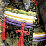 【O-025】Various Colors Thread Laced Chest-Covering Hotoke Two-Piece Cuirass Armor：色々威胸取仏二枚胴具足