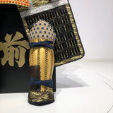 【O-032】Navy Blue Laced Chest-Covering Two-Piece Cuirass Armor：紺糸威胸取二枚胴具足