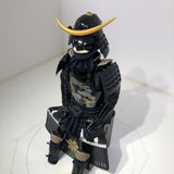 【O-074】Deep navy blue thread laced cloud and dragon two-piece cuirass armor：濃紺糸威雲龍二枚胴具足