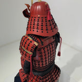 【O-033】Black Thread Laced Iyo Waist-Covering Two-Piece Cuirass Armor (Matte Finish)：黒糸威伊予腰取二枚胴具足（艶消し）