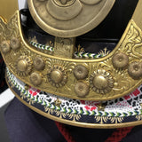 【O-048】Red Thread Laced Iyo Sugake Style Two-Piece Cuirass Armor (Matte Lacquer Finish)：赤糸威伊予素懸二枚胴具足　(艶消塗)