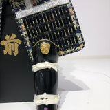 [C-009] Fuji-white thread-dyed black Iyo-fuda (child's armor)