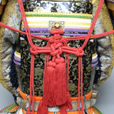 【O-025】Various Colors Thread Laced Chest-Covering Hotoke Two-Piece Cuirass Armor：色々威胸取仏二枚胴具足