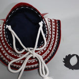 【O-017-K】U-no-hana thread laced Iyo two-piece cuirass armor (helmet only)：卯の花糸威伊予二枚胴（兜のみ）