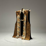 [B-058] Marutake Gold Brocade Jinbaori – Long-Length Style with Shoulder Panels